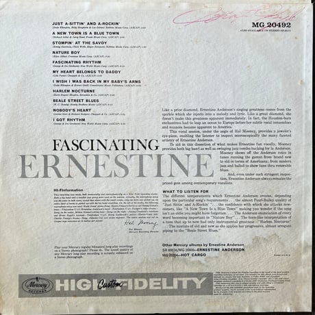 Ernestine Anderson / The Fascinating Ernestine