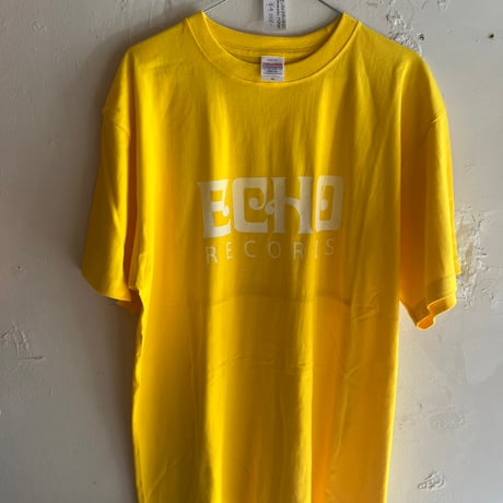 ECHO RECORDS T-SHIRTS Yellow