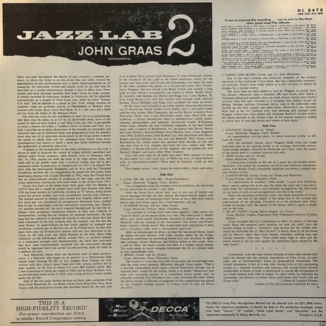 John Graas / Jazz Lab 2