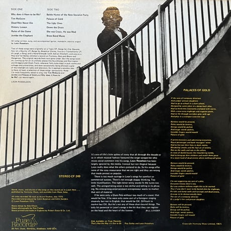 Leon Rosselson / Places Of Gold