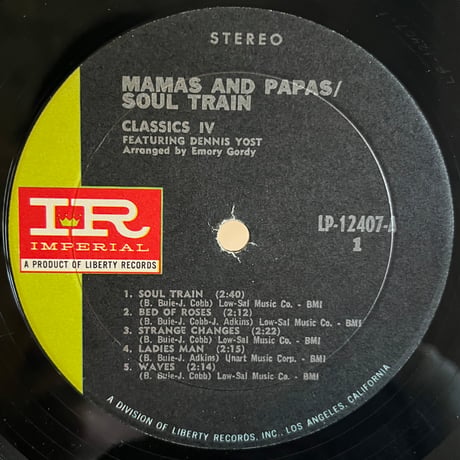 Mamas And Papas / Soul Train - Classics Ⅳ