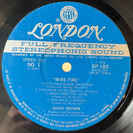 Savoy Brown / Wire Fire