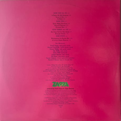 Frank Zappa / Joe’s Garage Acts II & III