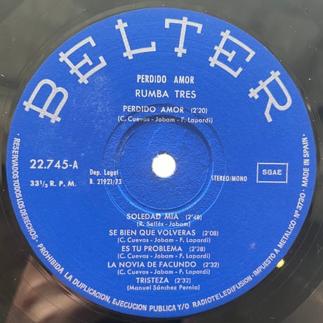 Rumba Tres / Perdido Amor