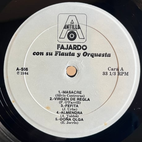 Fajardo Con Su Flauta Y Orquesta / Danzones Completos Instrumentals Para Bailar