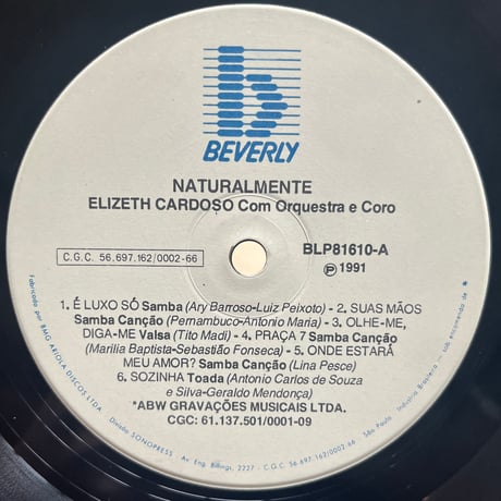 Elizeth Cardoso / Naturalmente