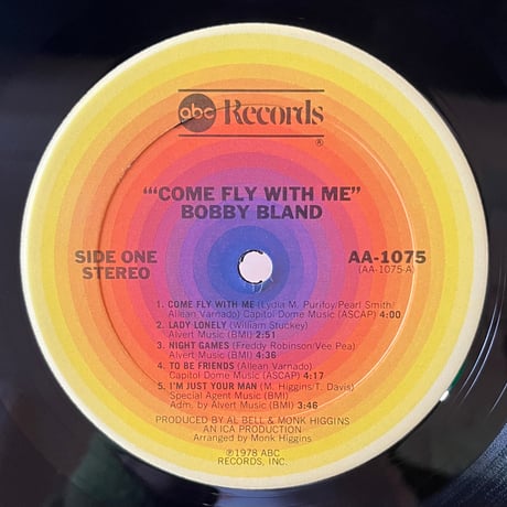 Bobby Bland / Come Fly With Me