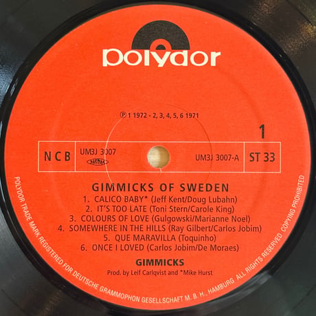 Gimmicks / Gimmicks Of Sweden