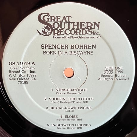 Spencer Bohren / Born In A Biscayne