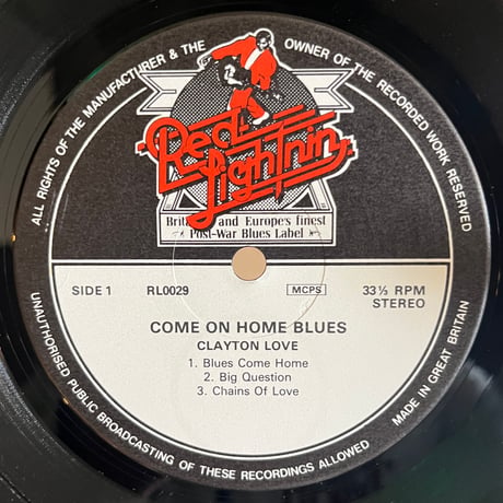 Clayton Love / Come On Home Blues