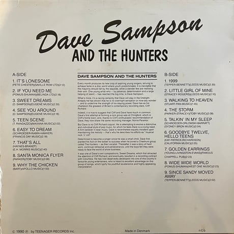 Dave Sampson And The Hunters / ST