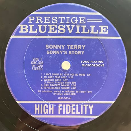Sonny Terry / Sonny’s Story