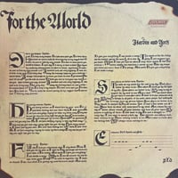 Hardin and York / For The World