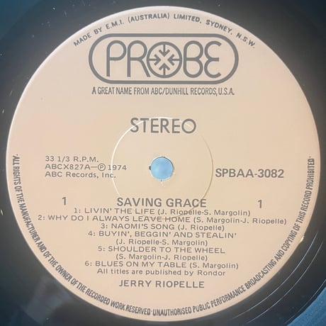 Jerry Riopellie / Saving Grace