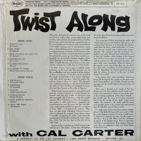 Cal Carter / Twist Along With Cal Carter