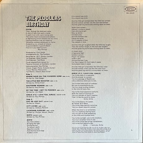 The Peddlers / Birthday