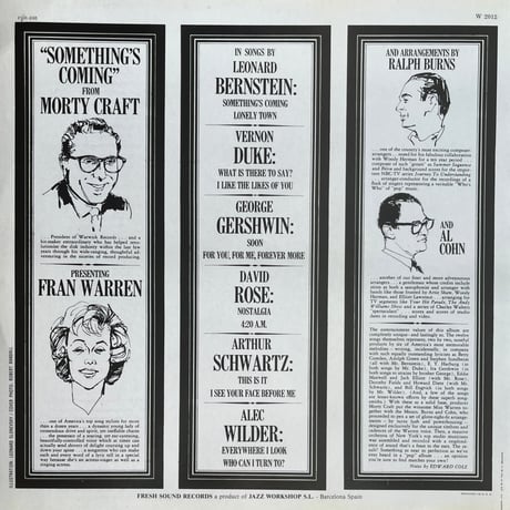 Fran Warren / Something’s Coming From