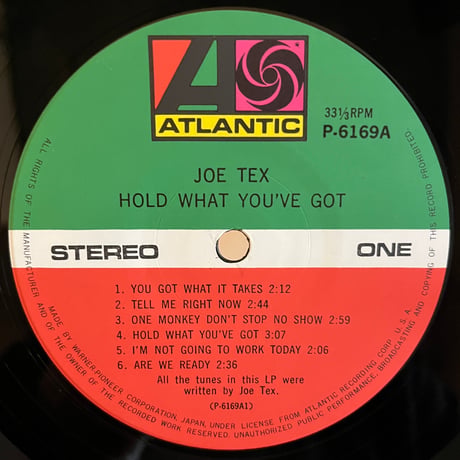 Joe Tex / Hold What You’ve Got