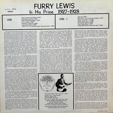Furry Lewis / In His Prime 1927-1928