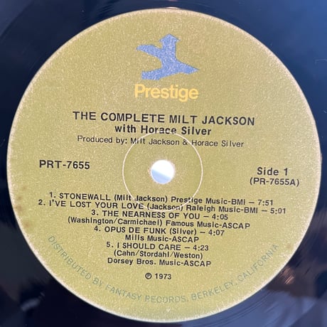 Milt Jackson, Horace Silver / The Complete Milt Jackson with Horace Silver