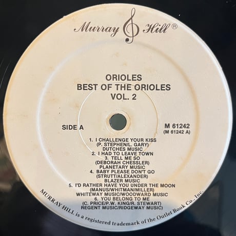The Orioles / The Best Of The Orioles