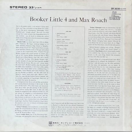 Booker Little 4 / Booker Little 4 & Max Roach