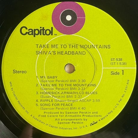 Shiva's Headband / Take Me To The Mountains