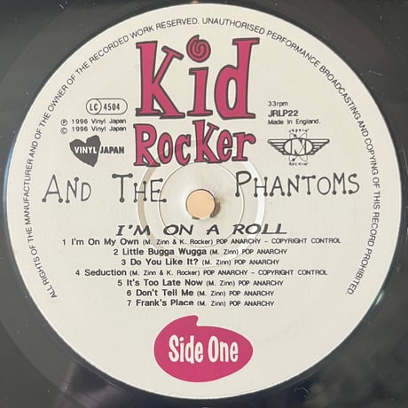 Kid Rocker And The Phantoms / I’m On A Roll