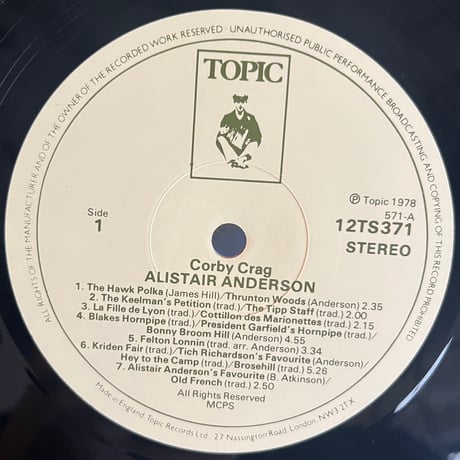 Alistair Anderson / Corby Crag