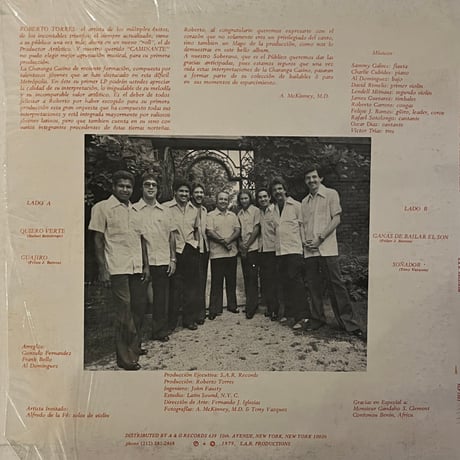 Roberto Torres, La Charanga Casino / Roberto Torres Presenta…La Charanga Casino
