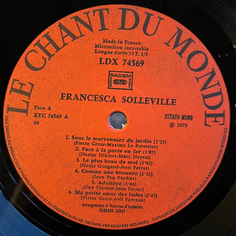 Francesca Solleville / Aujourd'hui Les Femmes