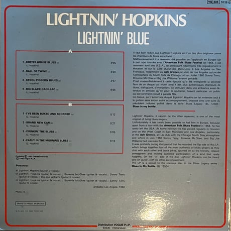 Lightnin’ Hopkins / Lightnin’ Blue