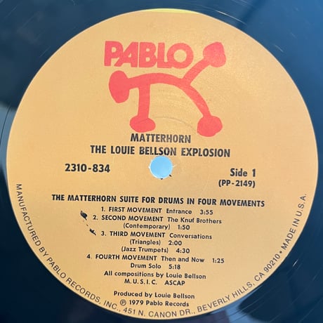 The Louie Bellson Drum Explosion / Matterhorn