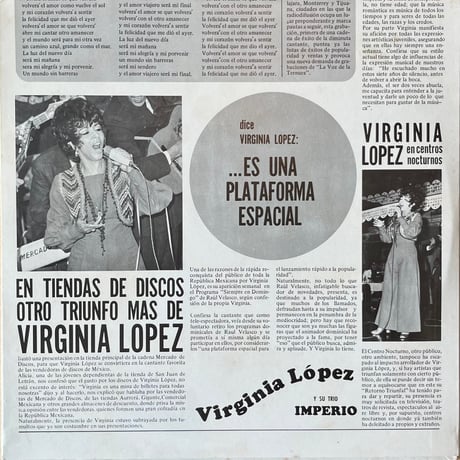 Virginia López Y Su Trio Imperio / Retorno Triunfal De Virginia López