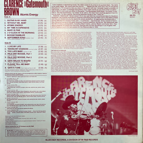 Clarence “Gatemouth” Brown / Atomic Energy