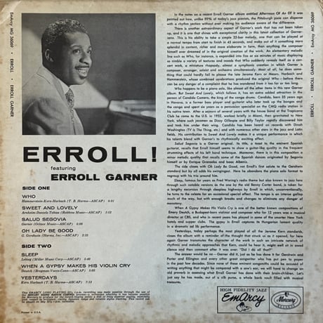 Erroll Garner / Erroll