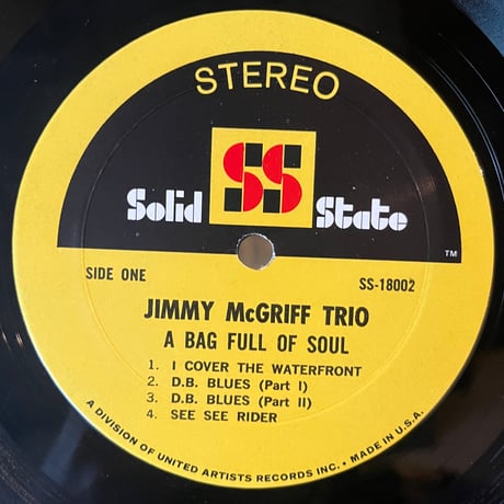 Jimmy McGriff / A Bag Full Of Soul