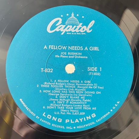 Joe Bushkin / A Fellow Needs A Girl