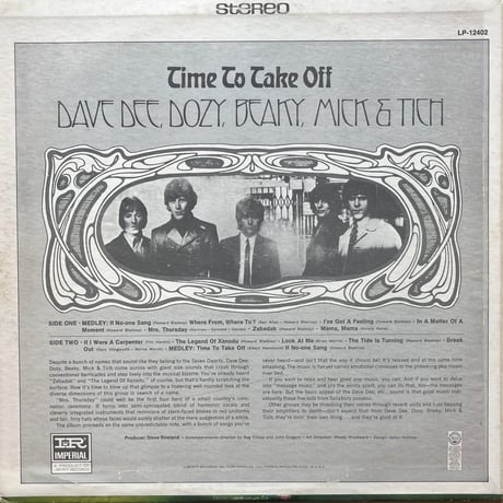 Dave Dee, Dozy, Beaky, Mick & Tich / Time To Take Off