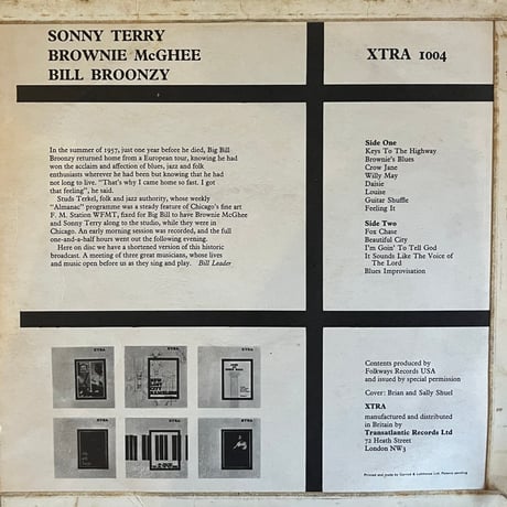 Bill Broonzy, Sonny Terry, Brownie McGhee