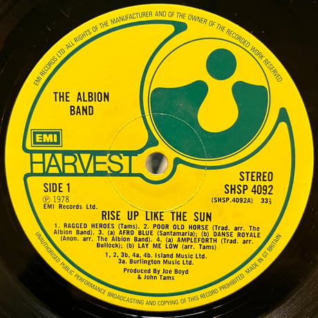 The Albion Band / Rise Up Like The Sun