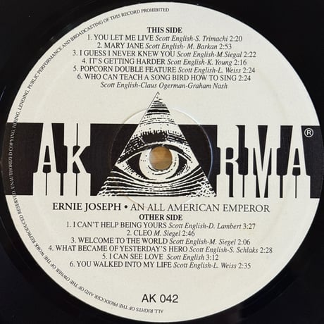 Ernie Joseph / An All American Emperor