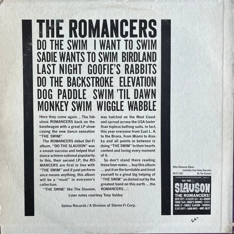 The Romancers / Let’s Do The Swim