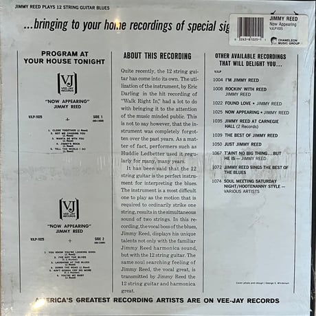 Jimmy Reed / Now Appearing