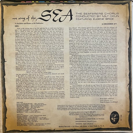 The Seafarers Chorus / We Sing Of The Sea