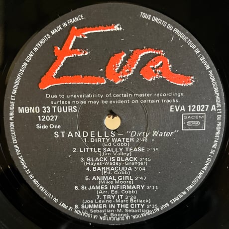 The Standells / Dirty Water