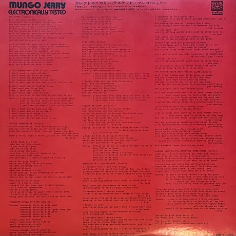 Mungo Jerry / Electonically Tested
