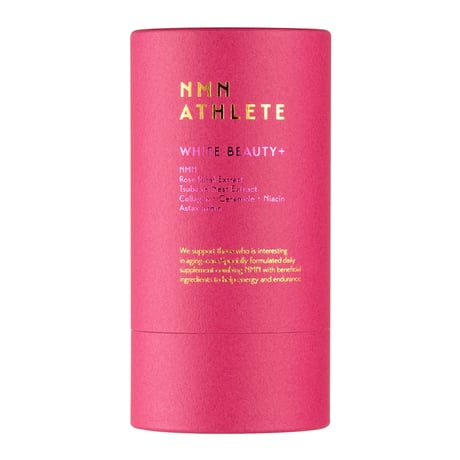 NMN10000mg●NMN ATHLETE WHITE BEAUTY PLUS SUPPLEMENT120粒/NMN＋バラの花びら＋燕の巣＋コラーゲン＋セラミド＋ナイアシン＋アスタキサンチン配合