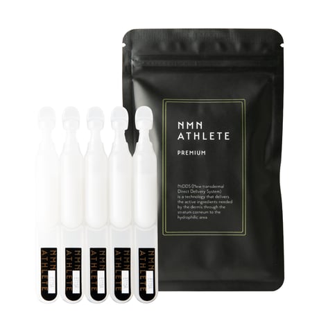 NMN ATHLETE Premium（エヌエムエヌ・アスリート プレミアム） ESSENCE 30本・60ｍL（2mLx5本ｘ６袋）／美容液