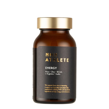 NMN10000㎎●NMN ATHLETE ENERGY SUPPLEMENT120粒/NMN＋マカ＋亜鉛＋BCAA＋Lアルギニン＋イヌリン配合/HPMC植物由来ハードカプセル